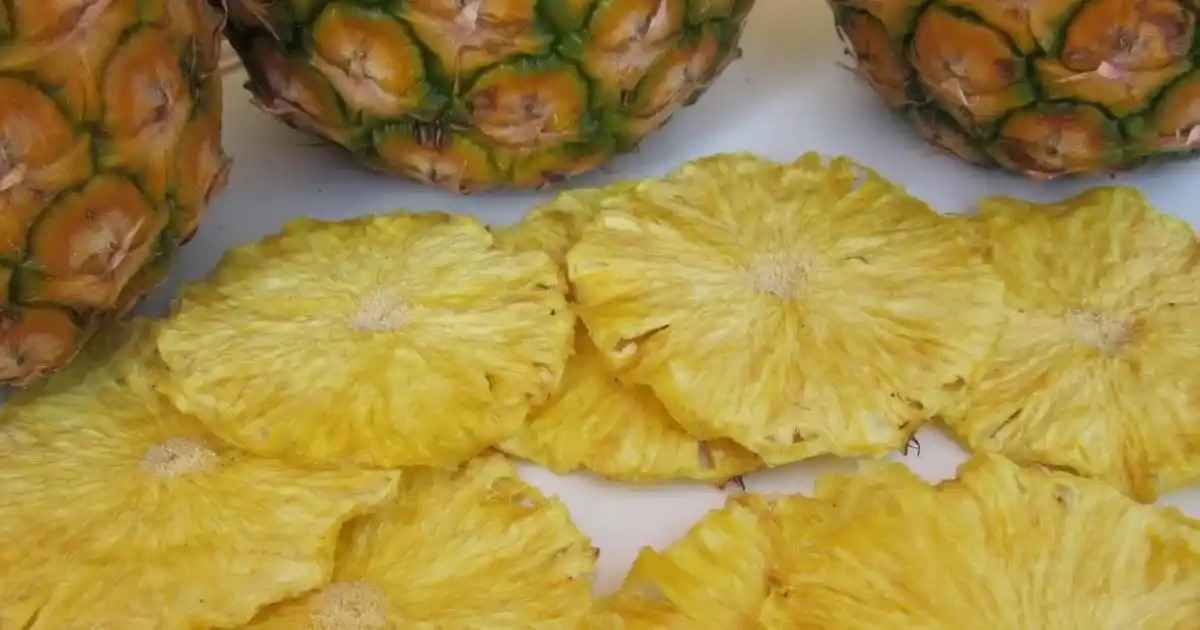 تصویر 1 از آناناس خشک شیرین انتخابی لذیذ برای پذیرایی و تنقلات